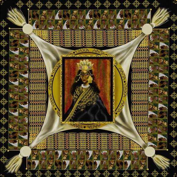 Custom designed crafted from elegant luxurious and versatile mulberry silk scarf - Picture 2 of 3